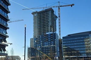 Hoogste punt 90 meter GalaxyTower Utrecht bereikt